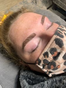 Eyebrow Tattoo result by Von X Aesthetics in Williamsville, NY