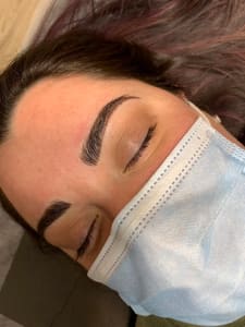 Eyebrow Tattoo result by Von X Aesthetics in Williamsville, NY