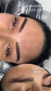Eyebrow Tattoo result by Vtina Beauty in Brentwood, TN
