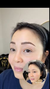 Eyebrow Tattoo result by W Beauty Salon in Woodland Hills, CA