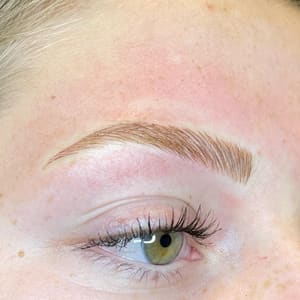 Eyebrow Tattoo result by W Beauty Salon in Woodland Hills, CA