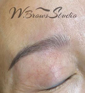 Eyebrow Tattoo result by W.Brows Studio LLC - 3D Microblading Specialist in Fremont, CA