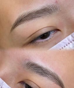 Eyebrow Tattoo result by W.Brows Studio LLC - 3D Microblading Specialist in Fremont, CA
