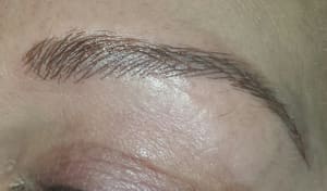Eyebrow Tattoo result by Wafa Brows and Permanent Makeup in Boca Raton, FL