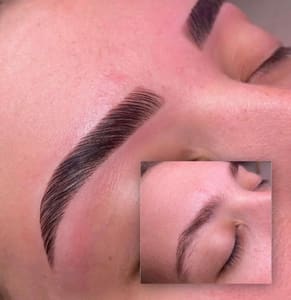 Eyebrow Tattoo result by Wafaa Beauty in Flushing, NY
