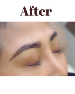 Eyebrow Tattoo result by Wake Up Cool by Ann's in Arlington, TX