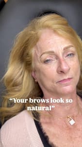 Eyebrow Tattoo result by WakeUp MakeUp Cosmetic Tattoo in Westerville, OH