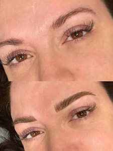 Eyebrow Tattoo result by War Paint Beauty in Odessa, TX