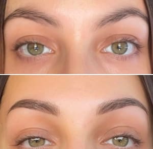 Eyebrow Tattoo result by War Paint Beauty in Odessa, TX