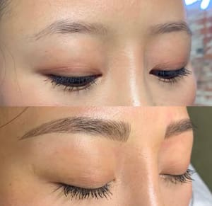 Eyebrow Tattoo result by War Paint Beauty in Odessa, TX