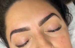 Eyebrow Tattoo result by Wax and Beauty by Ann in Lafayette, TN