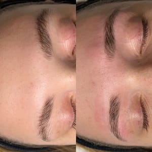 Eyebrow Tattoo result by Waxed N Snatched in Machesney Park, IL