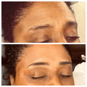 Eyebrow Tattoo result by Waxing and Blading in Antioch, TN