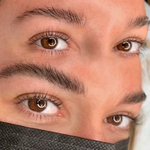 Eyebrow Tattoo result by Wesley Cavendish Microblading and Cosmetic Tattooing in Richmond, IN
