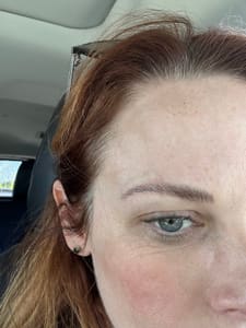 Eyebrow Tattoo result by Wesley Cavendish Microblading and Cosmetic Tattooing in Richmond, IN