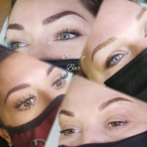 Eyebrow Tattoo result by Whispering willow Salon in Whitley City, KY