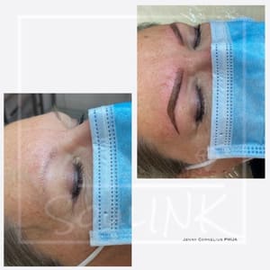 Eyebrow Tattoo result by White Feather Wellness and Soul INK PMUA in Butler, PA