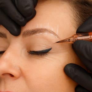 Eyebrow Tattoo result by White Iris Salon and Spa in Clearwater, FL