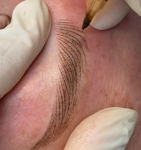 Eyebrow Tattoo result by White Iris Salon and Spa in Clearwater, FL