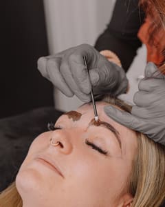 Eyebrow Tattoo result by Wild Brow Artistry in Kalispell, MT