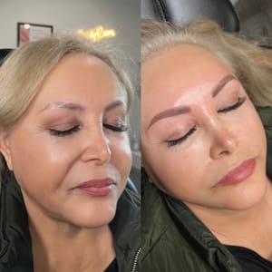 Eyebrow Tattoo result by Wild Rose Permanent Makeup in Ventura, CA