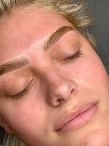 Eyebrow Tattoo result by Wild roses collective in Asheville, NC