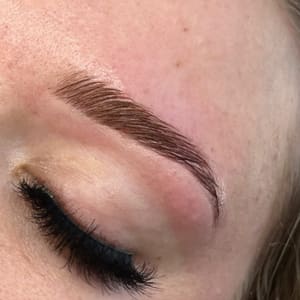 Eyebrow Tattoo result by Wildflower Aesthetics in Arlington, WA