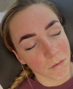Eyebrow Tattoo result by Wildflower Aesthetics in Arlington, WA