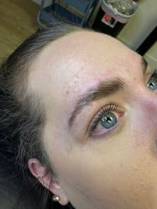 Eyebrow Tattoo result by Wildflower Beauty Bar in Wichita, KS
