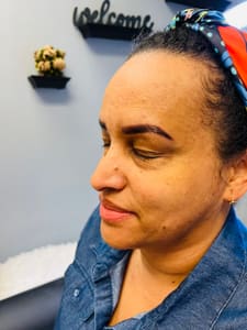 Eyebrow Tattoo result by Wink Brows Pouts Tiny Tattoos & Waxing in Fredericksburg, VA