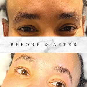 Eyebrow Tattoo result by Wink Brows Pouts Tiny Tattoos & Waxing in Fredericksburg, VA