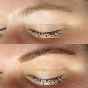 Eyebrow Tattoo result by Wink Cosmetics Studio in Lindale, TX