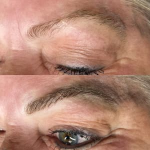 Eyebrow Tattoo result by Wink Cosmetics Studio in Lindale, TX