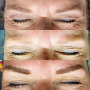 Eyebrow Tattoo result by Wink Cosmetics Studio in Lindale, TX