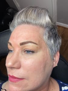 Eyebrow Tattoo result by Wink Cosmetics Studio in Lindale, TX
