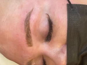 Eyebrow Tattoo result by Wink Permanent Makeup and Lashes in Plover, WI