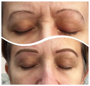 Eyebrow Tattoo result by Winking Nurse Tattoo in Murrieta, CA