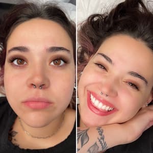 Eyebrow Tattoo result by Winking Nurse Tattoo in Murrieta, CA