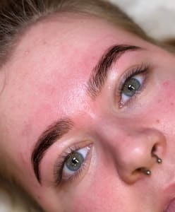 Eyebrow Tattoo result by Within Skin Studio in Raleigh, NC