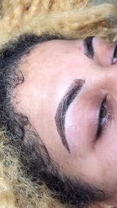 Eyebrow Tattoo result by Wizard of Brows Microblading & Eyelash Lift San Diego in La Mesa, CA