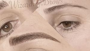 Eyebrow Tattoo result by Wizard of Brows Microblading & Eyelash Lift San Diego in La Mesa, CA