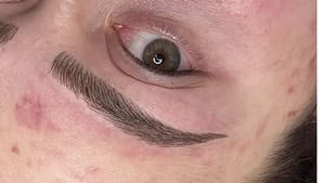 Eyebrow Tattoo result by Wizard of Brows Microblading & Eyelash Lift San Diego in La Mesa, CA
