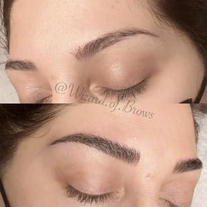 Eyebrow Tattoo result by Wizard of Brows Microblading & Eyelash Lift San Diego in La Mesa, CA