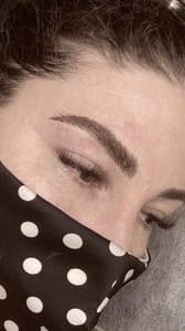 Eyebrow Tattoo result by Wizard of Brows Microblading & Eyelash Lift San Diego in La Mesa, CA