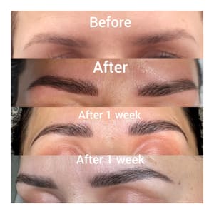 Eyebrow Tattoo result by Women's View - Permanent Makeup Studio in Charlotte, NC