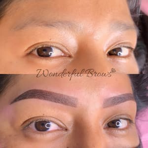 Eyebrow Tattoo result by Wonderful Brows in New City, NY