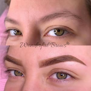 Eyebrow Tattoo result by Wonderful Brows in New City, NY