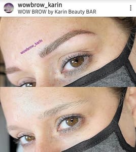 Eyebrow Tattoo result by WOW BROW by Karin in Mahopac, NY