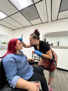 Eyebrow Tattoo result by Wow Brows Studio in Bakersfield, CA