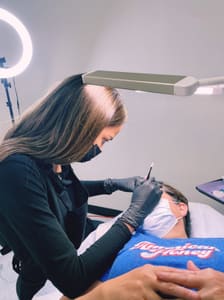 Eyebrow Tattoo result by WOW Brows Studio in Lexington, KY